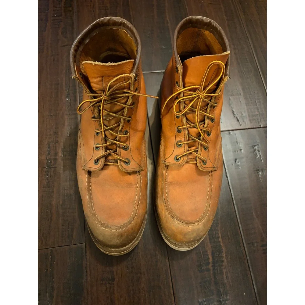 Red Wing 10875 Traction Tred 6-Inch Leather Work Boots Brown Mens